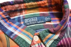 画像4: Used Polo Ralph Lauren Plaid Pattern 2Pokect Shirt ラルフローレン (4)