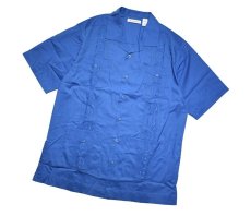 画像1: Cubavera Short Sleeve Guayabera Shirt Delft キューバベラ (1)
