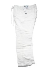 画像1: Cubavera Linen Brend Draw String Pants White キューバベラ (1)