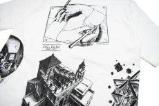 画像2: Used S/S Print Tee "M.C. Escher" made in USA (2)
