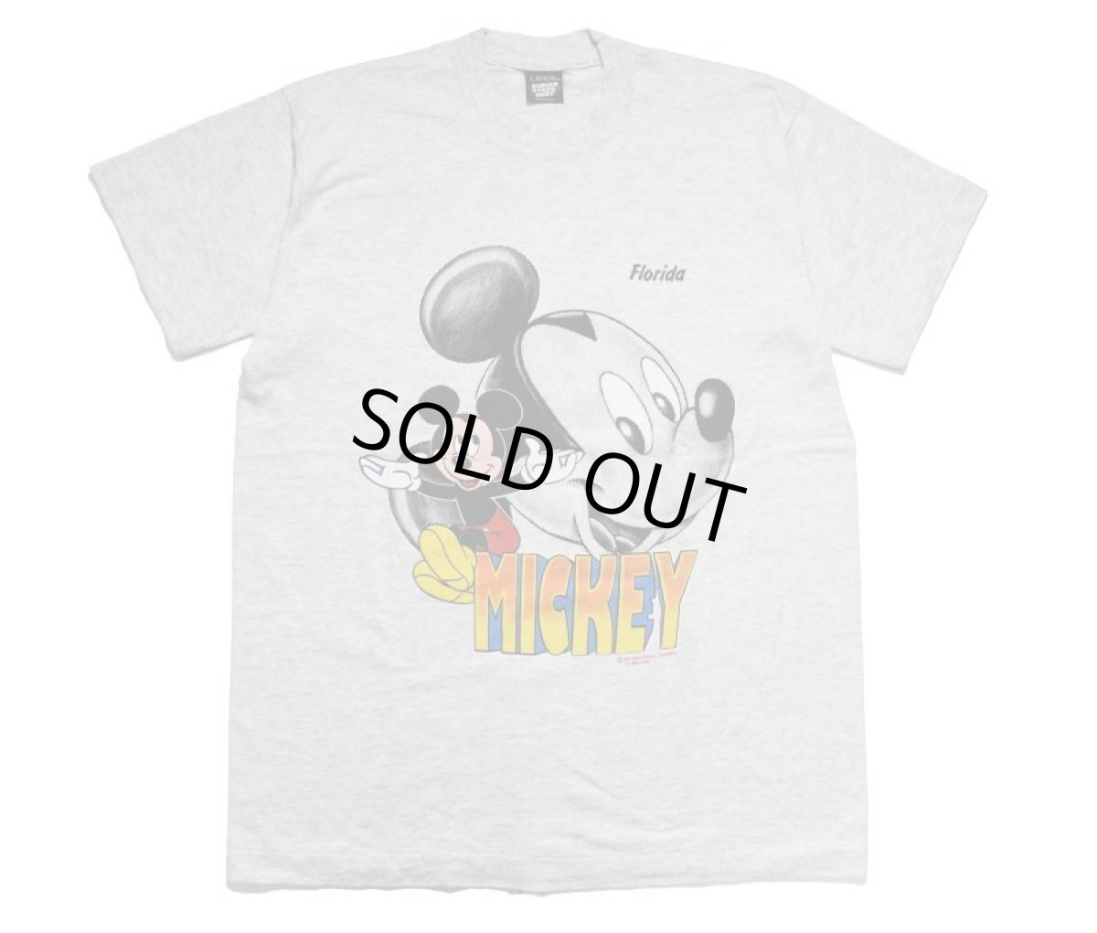 画像1: Used Disney S/S Print Tee "Mickey Mouse" made in USA (1)