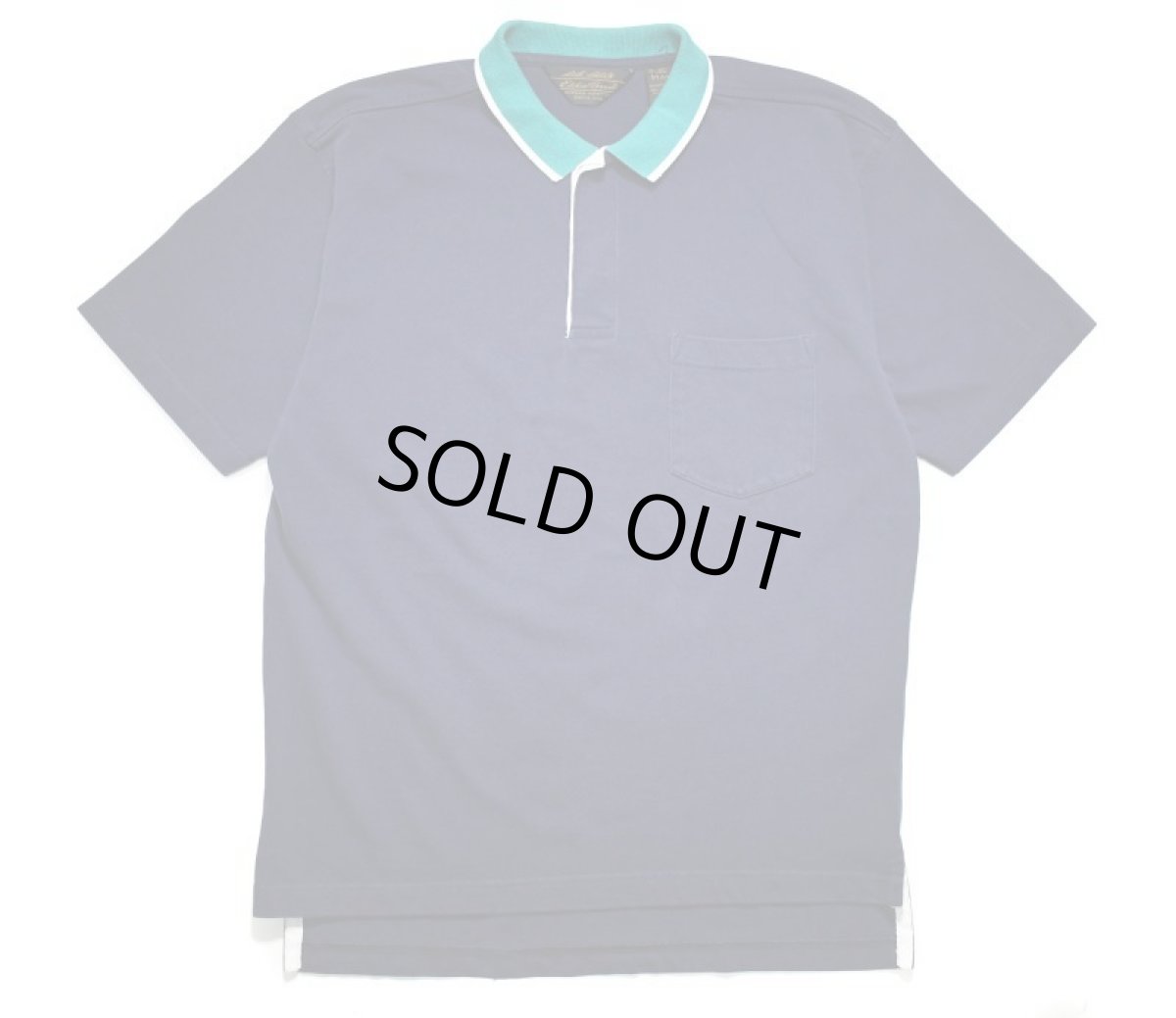 画像1: Used Eddie Bauer S/S Polo Shirt Navy (1)