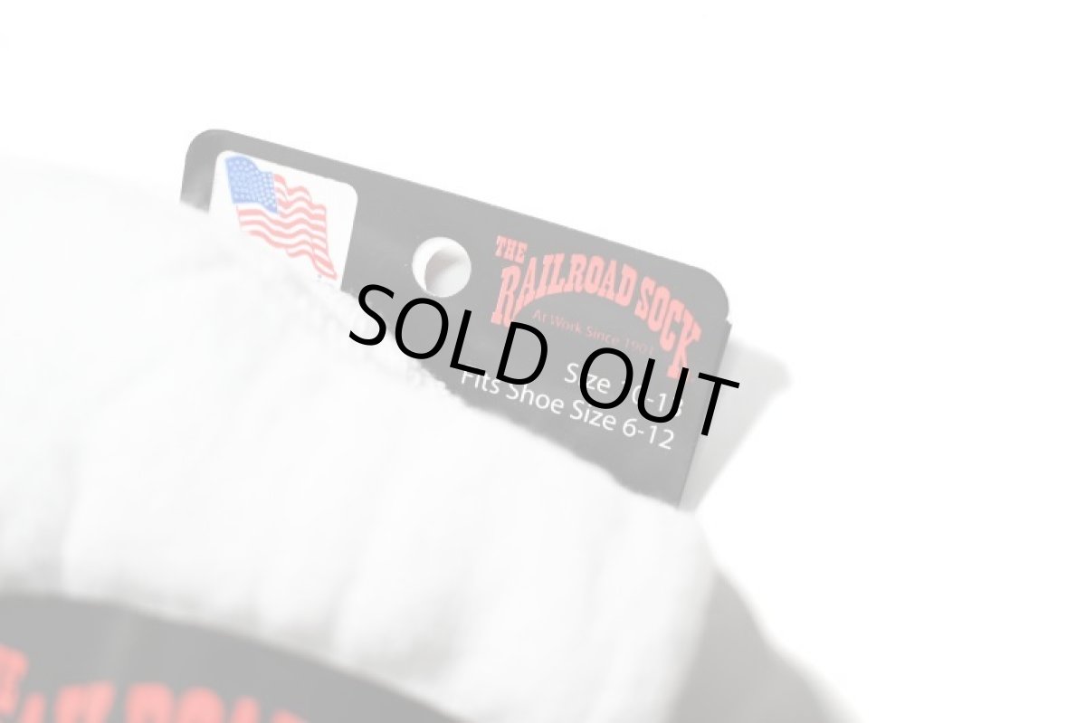 画像2: The Railroad Sock 3Pair Crew Socks White レイルロードソックス (2)