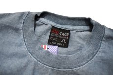 画像3: Pro-Tag Pigment Dye Super Heavy Weight Crew Neck Tee Cobalt Blue made in USA (3)
