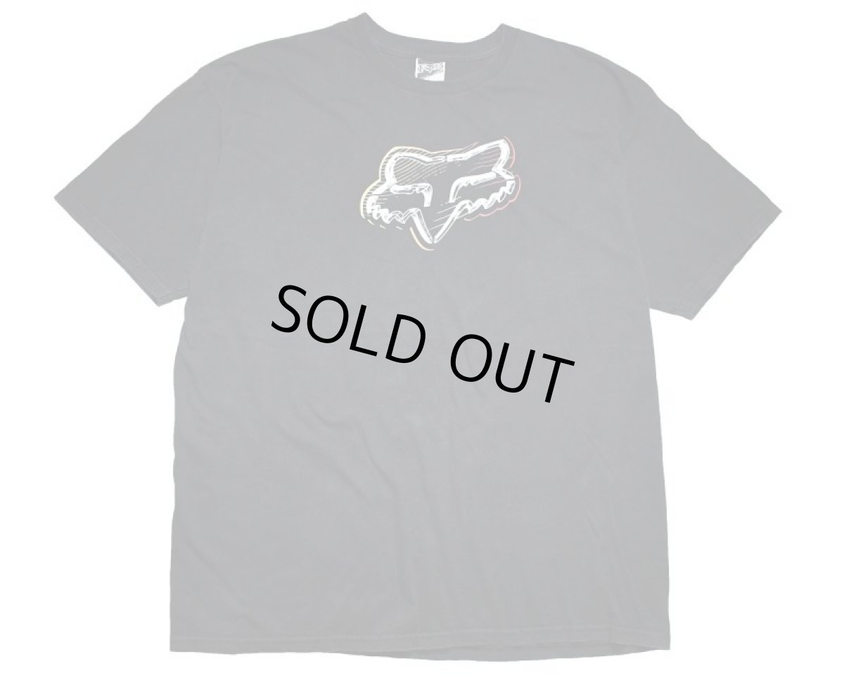 画像1: Used Fox Racing S/S Print Tee (1)