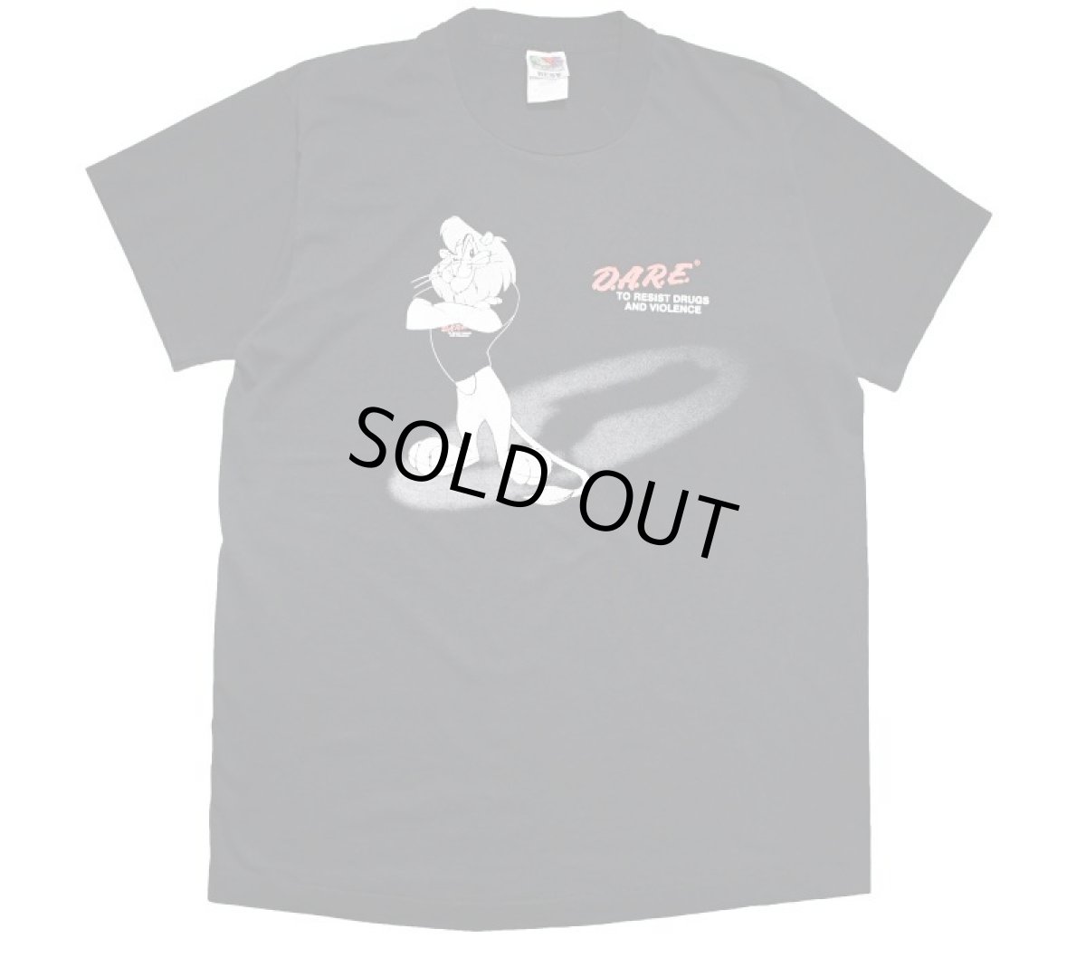 画像1: Used S/S Print Tee "D.A.R.E" (1)