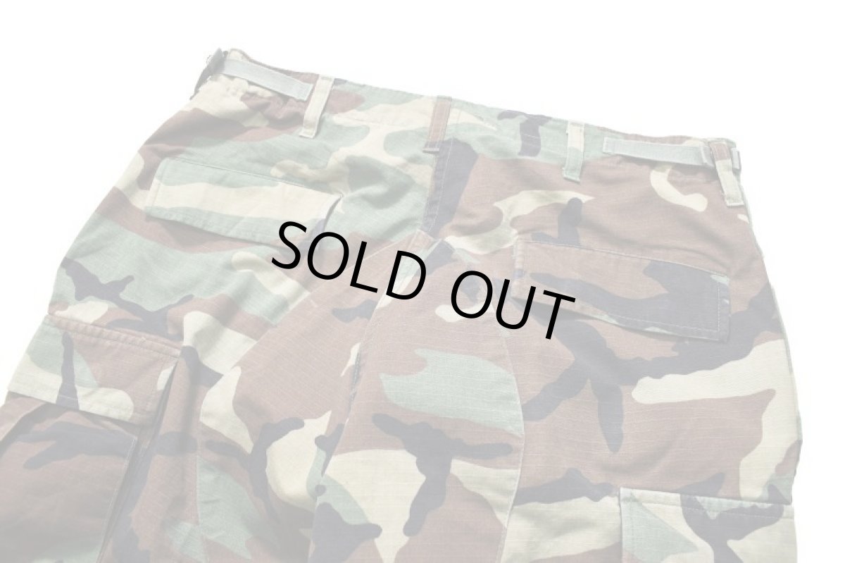 画像5: Used Us Military Ripstop Combat Trouser Woodland Camo (5)