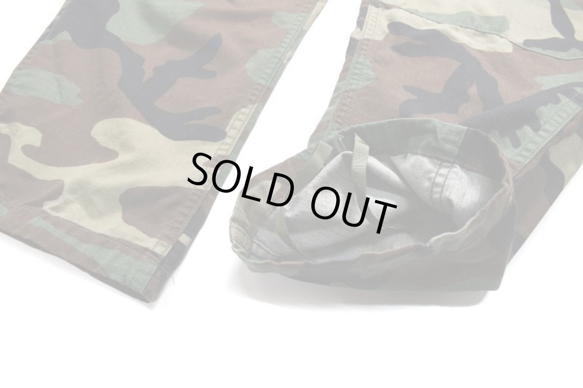 画像3: Used Us Military Ripstop Combat Trouser Woodland Camo (3)