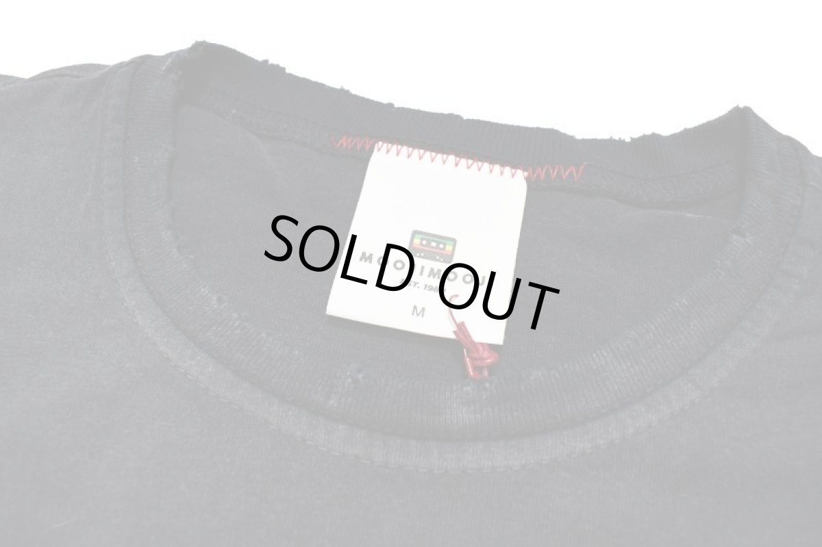 画像4: MOOJI MOOJI US Oversize Crop T-Shirt Sun Fade Black (4)