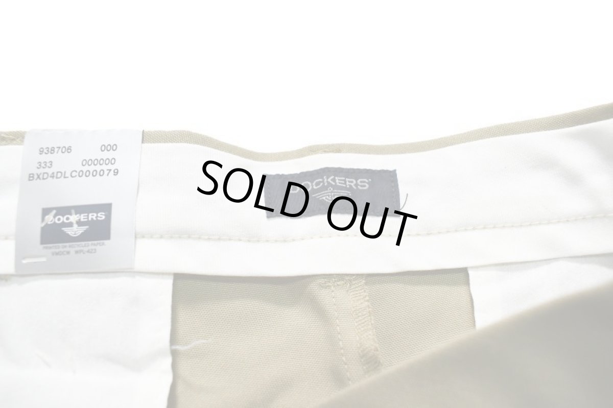 画像5: Deadstock Dockers Pleated Microfiber Slacks Pants Relaxed Fit #2224 Khaki (5)