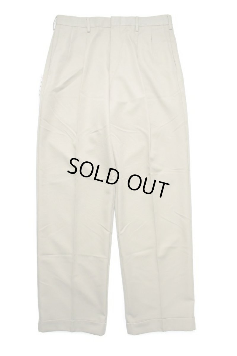 画像1: Deadstock Dockers Pleated Microfiber Slacks Pants Relaxed Fit #2224 Khaki (1)