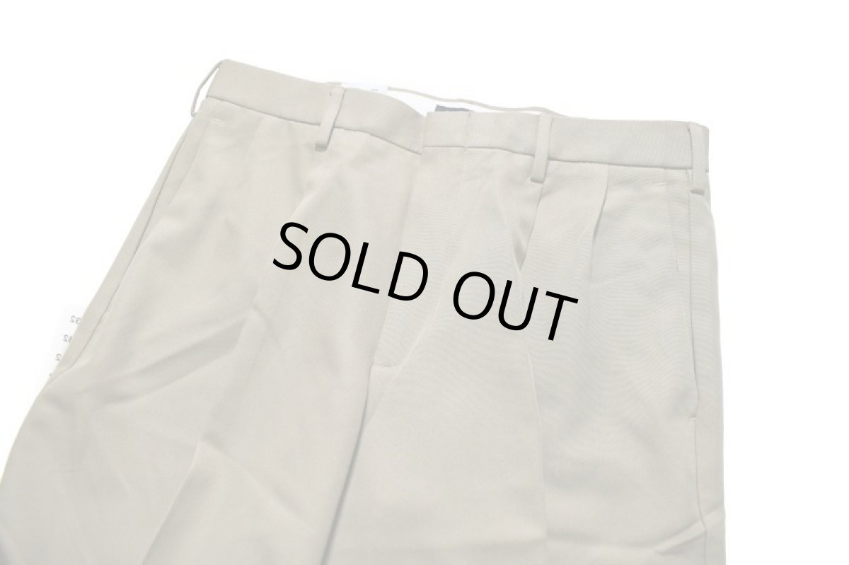 画像2: Deadstock Dockers Pleated Microfiber Slacks Pants Relaxed Fit #2224 Khaki (2)