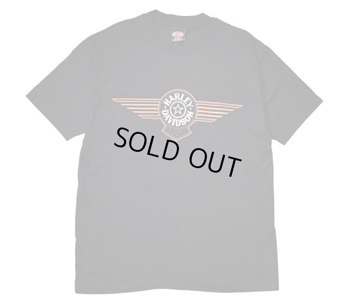 画像1: Deadstock Harley-Davidson S/S Print Tee made in USA (1)