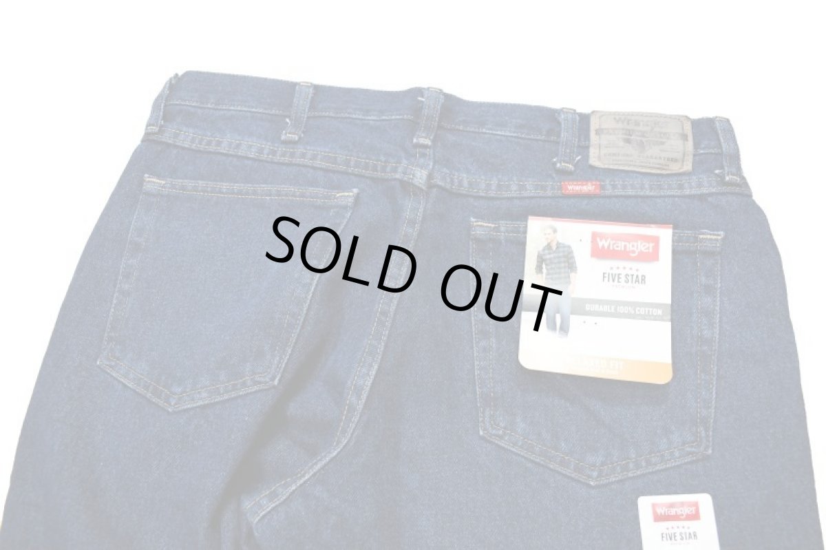 画像4: Wrangler Five Star Relaxed Denim Pants Dark Rinse ラングラー (4)