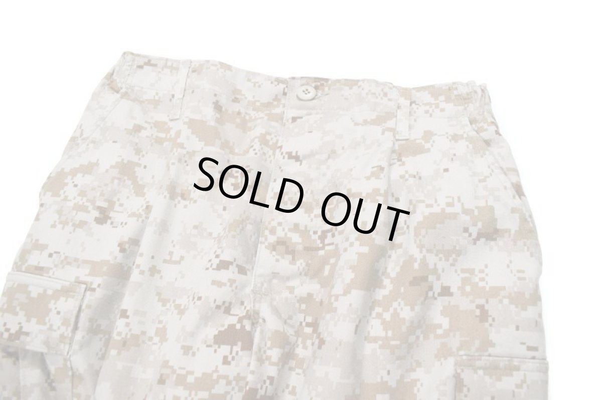 画像2: Used Us Marine Corps MARPAT MCCUU Cut Off Camouflage Trouser Desert (2)