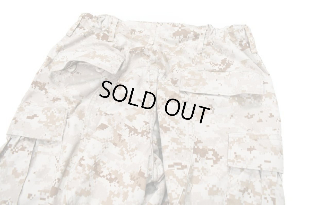 画像4: Used Us Marine Corps MARPAT MCCUU Cut Off Camouflage Trouser Desert (4)