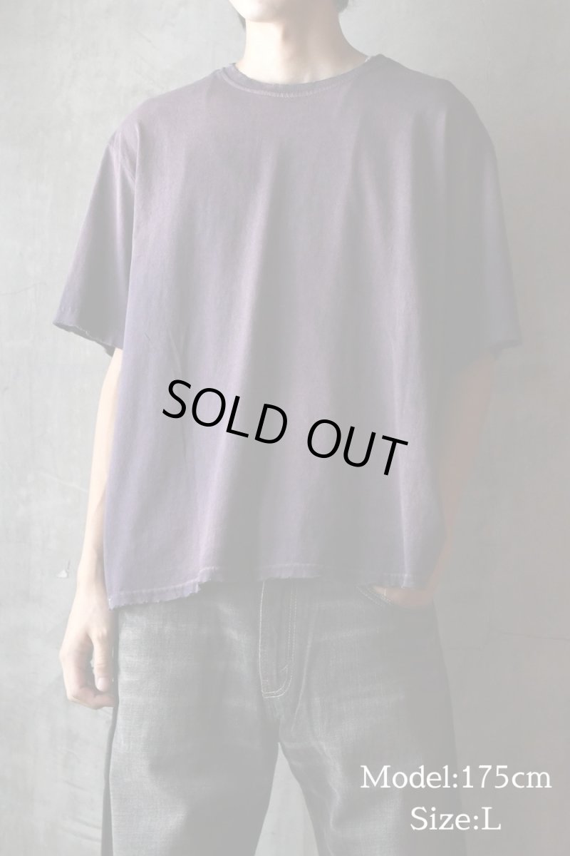 画像7: MOOJI MOOJI US Oversize Crop T-Shirt Aged Purple (7)