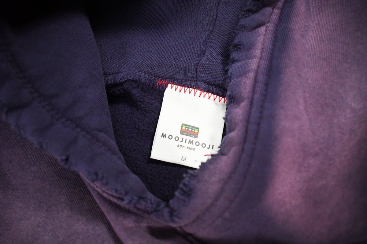 画像5: MOOJI MOOJI US Oversize Crop Hoodie Aged Purple (5)