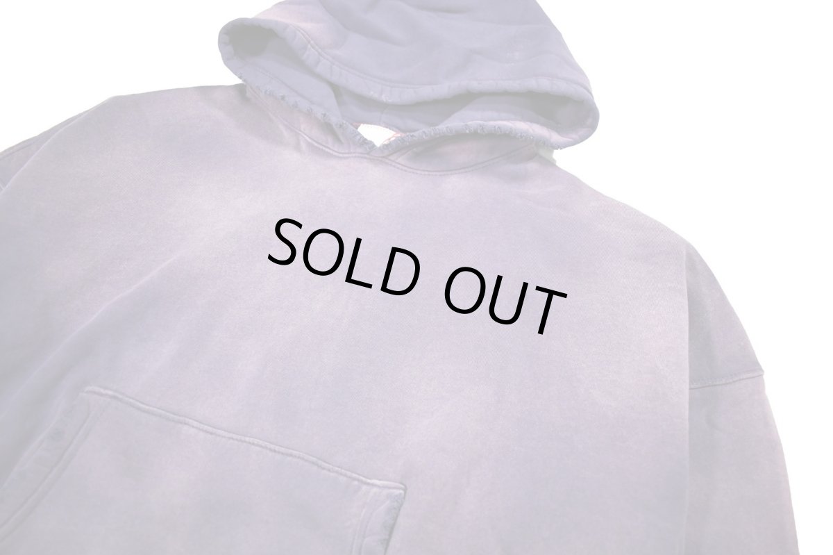 画像2: MOOJI MOOJI US Oversize Crop Hoodie Aged Purple (2)