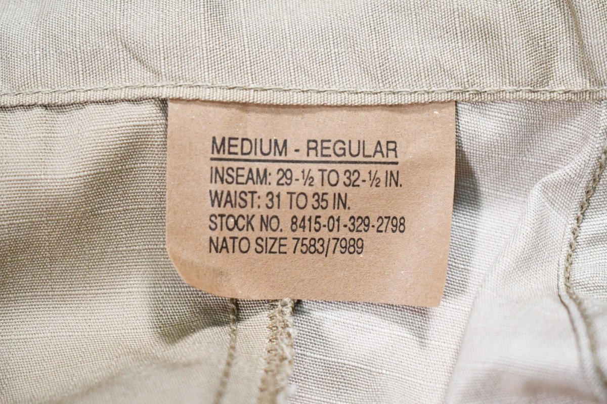 画像7: Deadstock Us Army Combat Trouser 3C Desert Camo (7)