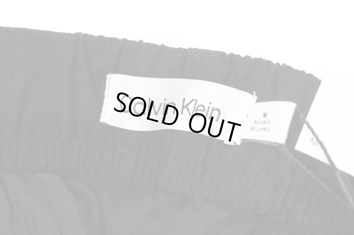 画像6: Calvin Klein Linen Easy Pants Black カルバンクライン (6)