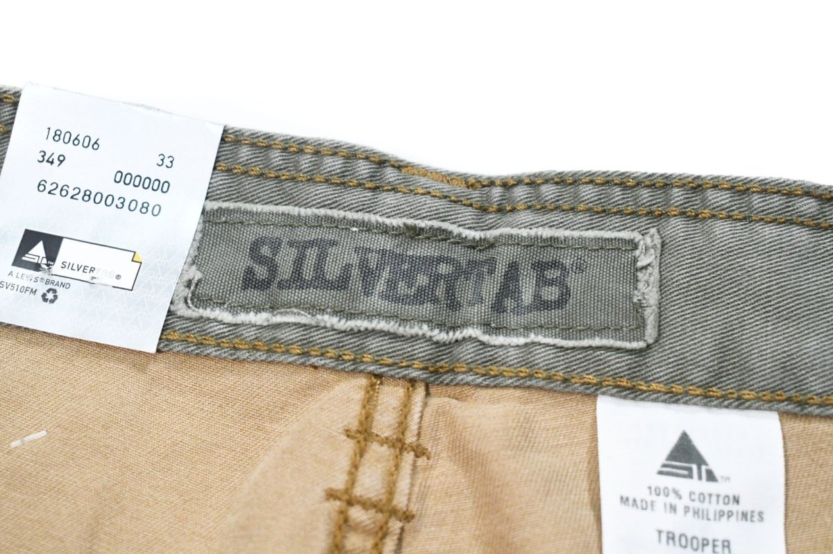 画像7: 00s Deadstock Levi's Silver Tab M47 Cargo Pants Khaki リーバイス (7)