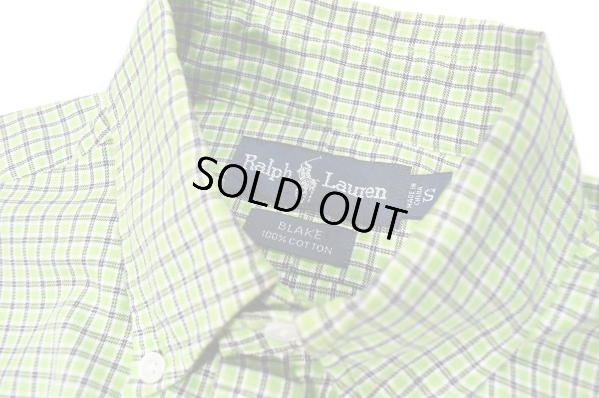 画像4: Used Ralph Lauren Plaid Pattern Shirt "Blake" ラルフローレン (4)