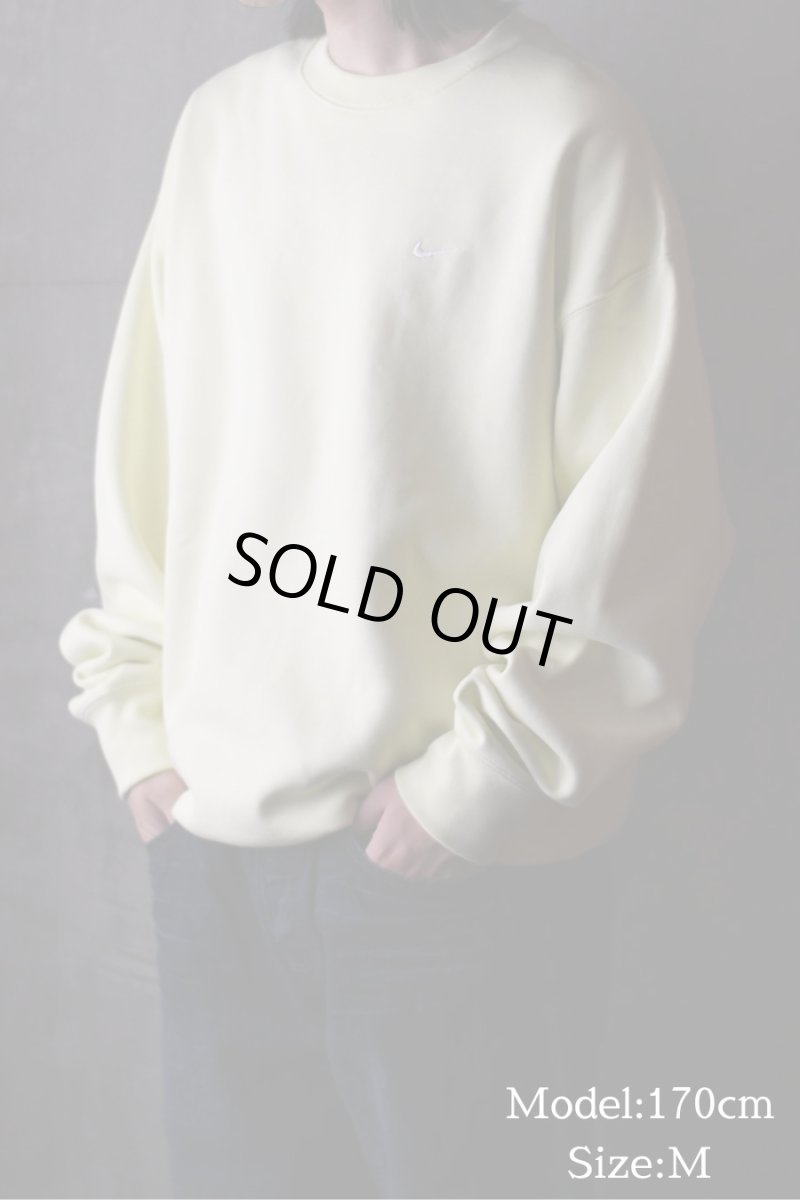 画像5: Nike Solo Swoosh Fleece Crew Neon Volt Yellow ナイキ (5)