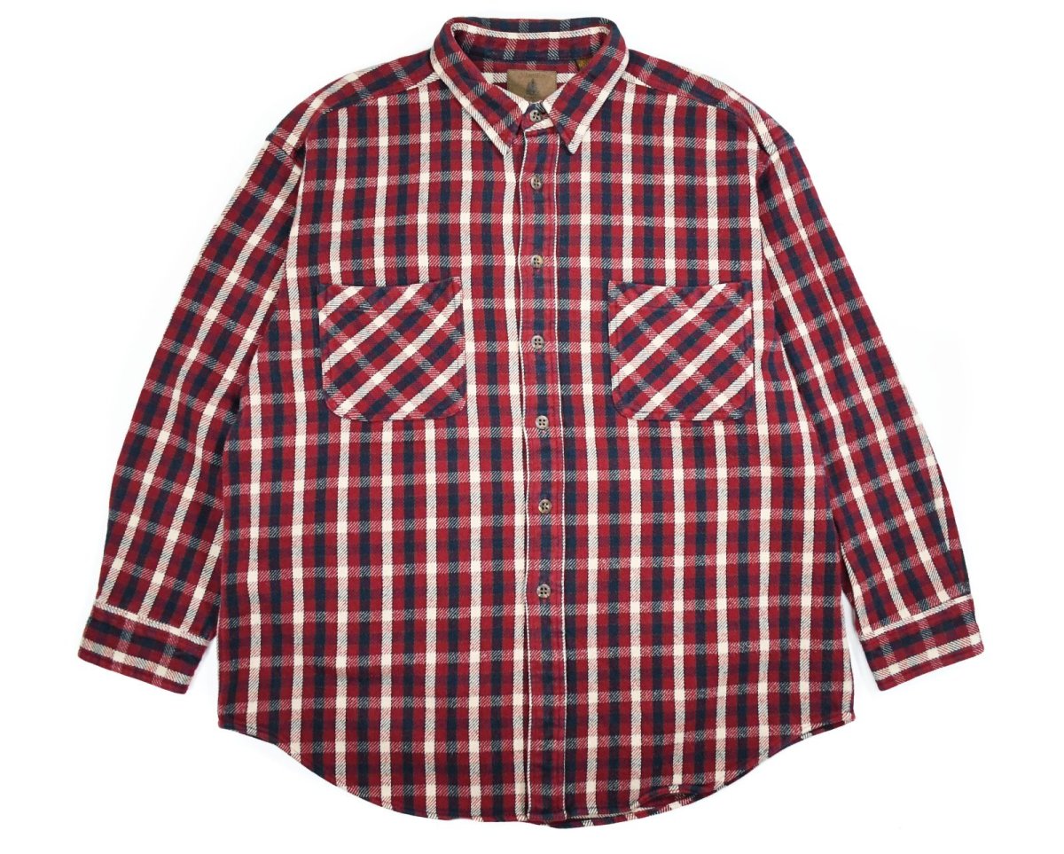 画像1: Used St John's Bay Heavy Flannel Shirt (1)