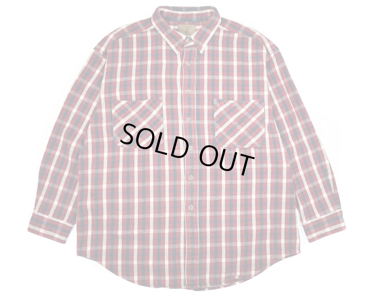 画像1: Used St John's Bay Heavy Flannel Shirt (1)