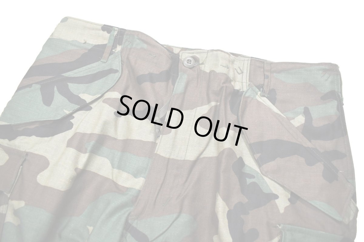 画像2: Deadstock Us Army M-65 Field Pants Woodland Camo (2)