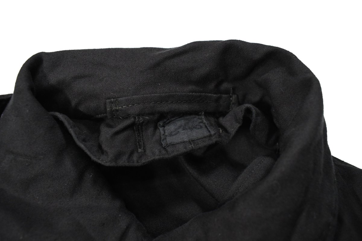 画像5: Used Swedish Military M-59 Field Jacket Black Over Dye (5)
