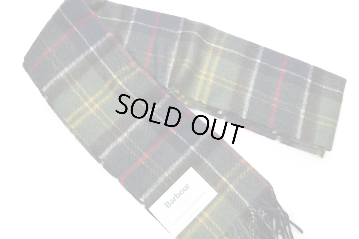 画像3: Barbour Lambswool and Cashmere Tartan Scarf バブアー (3)