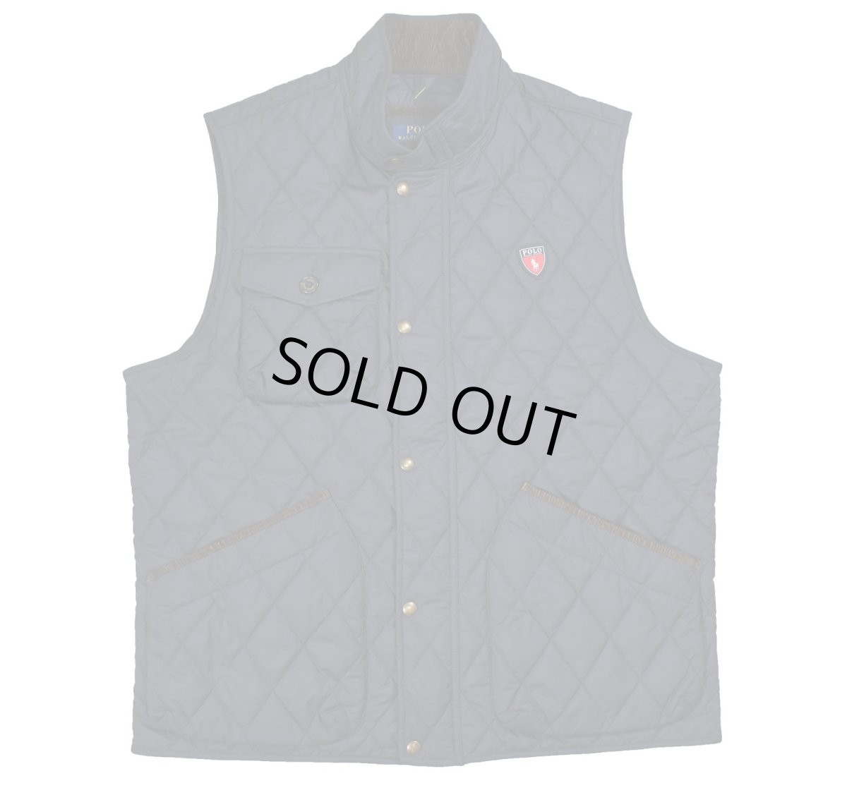 画像1: Polo Ralph Lauren Quilting Vest ラルフローレン (1)