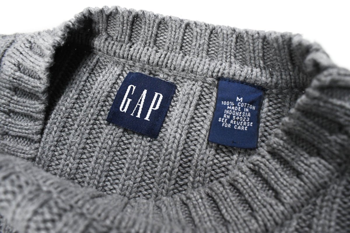 画像4: Used Gap Cotton Knit Sweater (4)