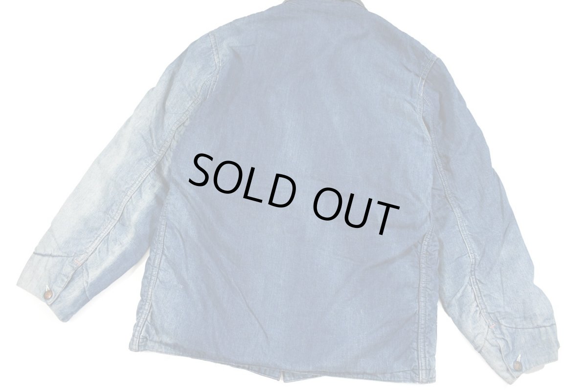 画像9: 60s Used Denim Coverall Quilting Liner (9)