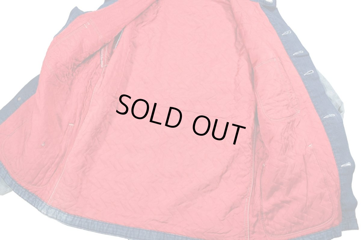 画像8: 60s Used Denim Coverall Quilting Liner (8)