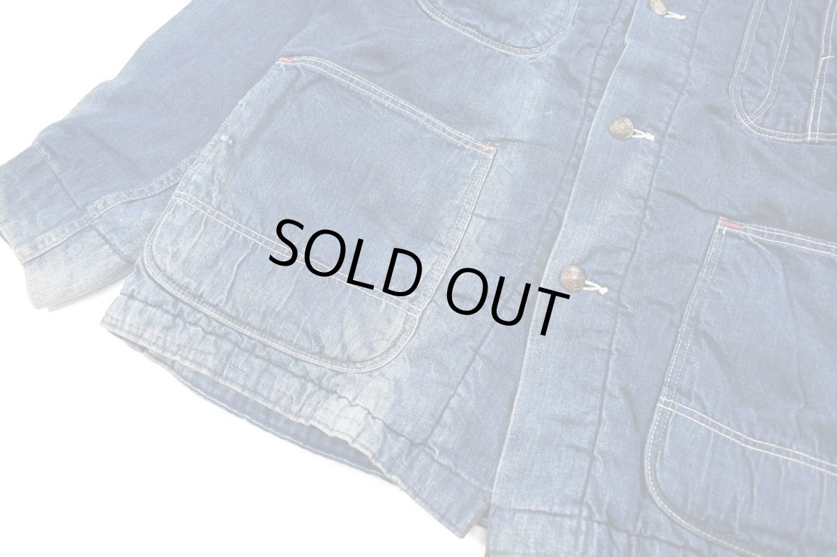 画像3: 60s Used Denim Coverall Quilting Liner (3)