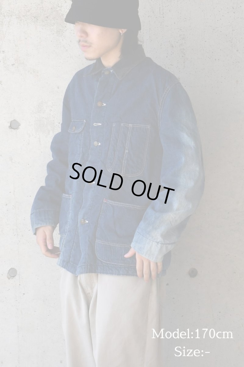 画像10: 60s Used Denim Coverall Quilting Liner (10)