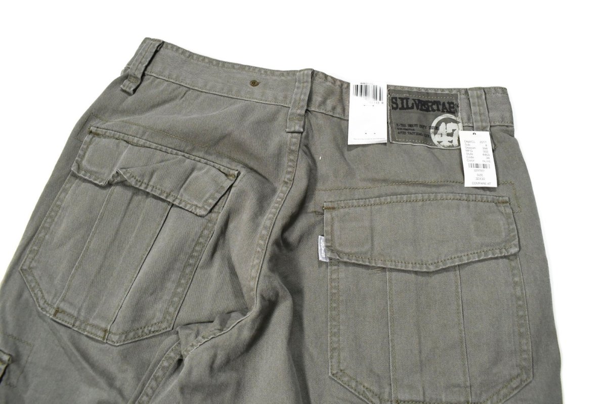 画像4: 00s Deadstock Levi's Silver Tab M47 Cargo Pants Olive リーバイス (4)