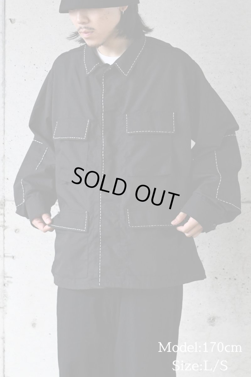 画像6: Propper Hand Stitched BDU Coat Black (6)