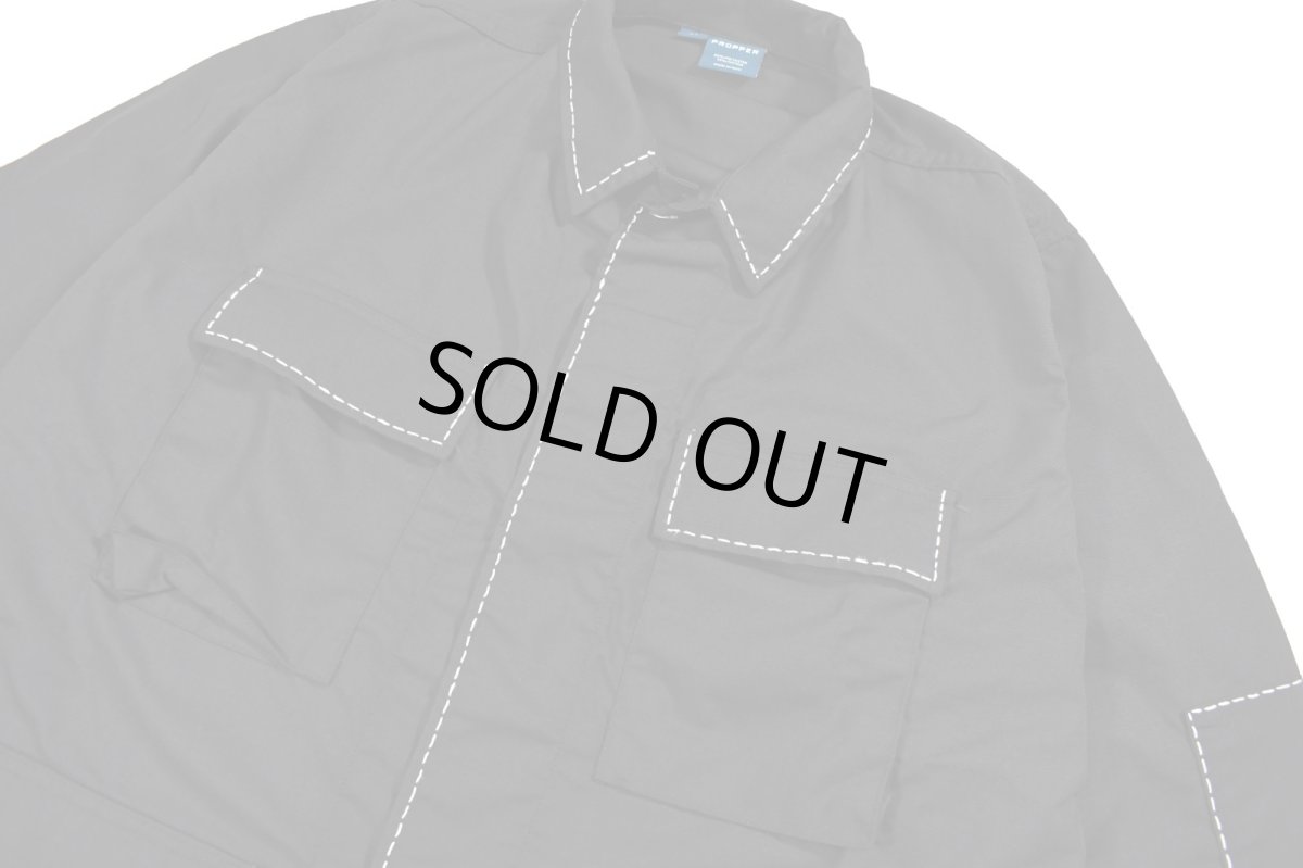 画像2: Propper Hand Stitched BDU Coat Black (2)