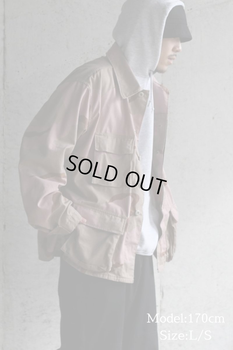画像7: Deadstock Us Army Over Dye BDU Coat 3C Desert Camo Quartz Pink (7)