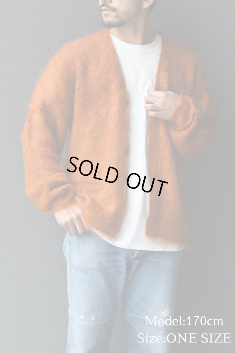 画像5: A.R.P.  Premium Mohair Cardigan W/Pocket Orange (5)