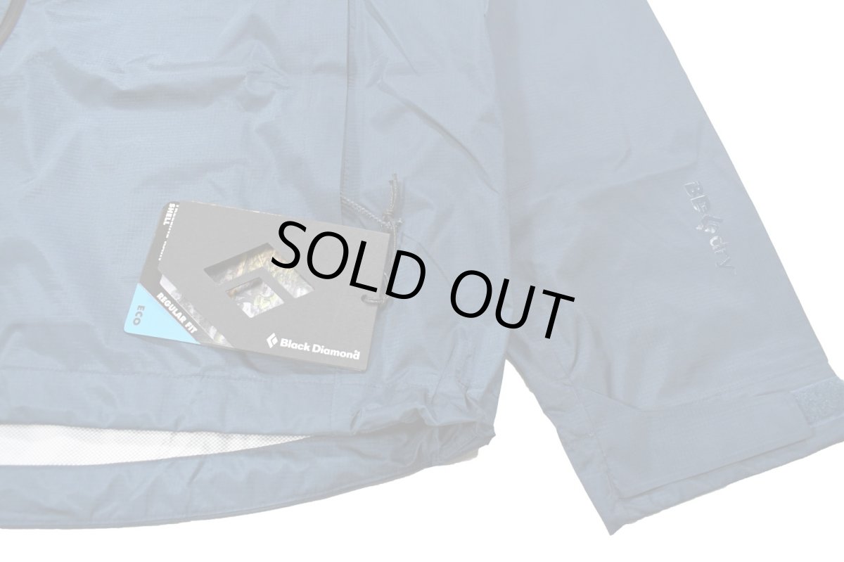 画像3: Black Diamond Treeline Rain Shell Jacket Indigo (3)