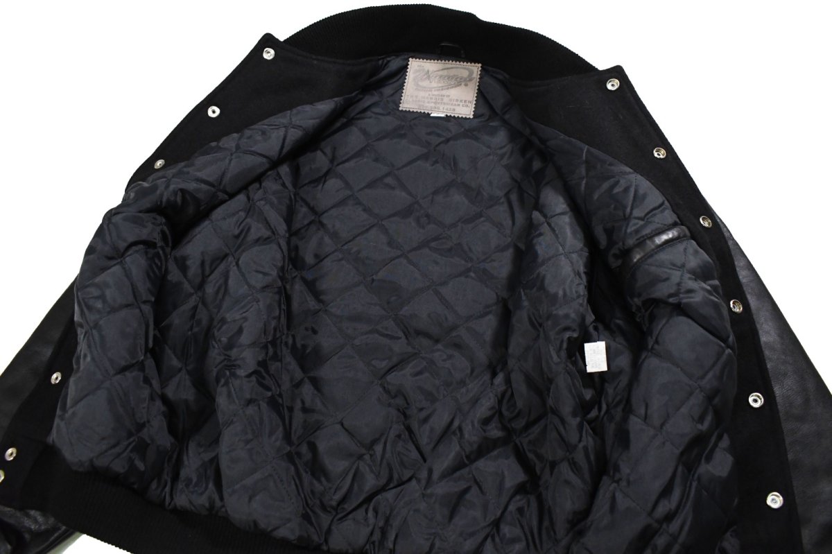 画像5: Deadstock Melton/Leather Varsity Jacket "The Winning Team" made in USA (5)