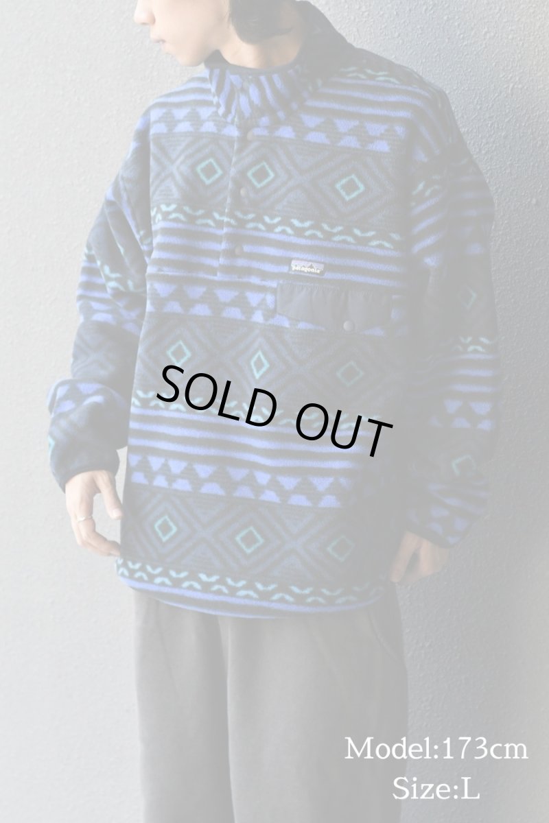 画像6: Deadstock Patagonia Synchilla Snap-T Pullover Saltillo: Navy Blue パタゴニア (6)