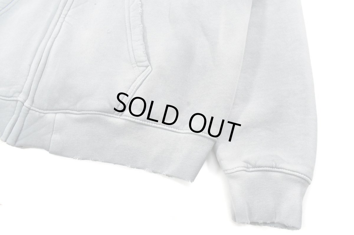 画像3: MOOJI MOOJI US Oversize Zip Up Hoodie Aged Grey (3)