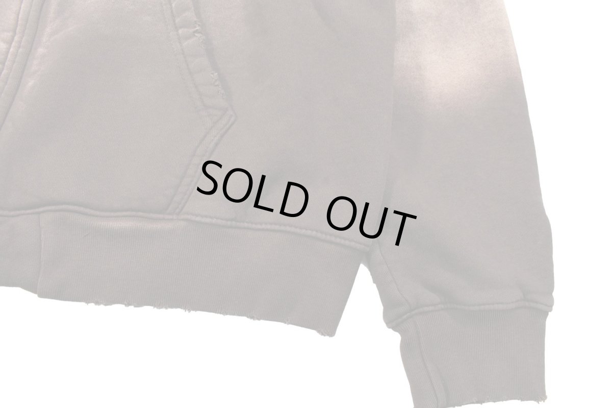 画像3: MOOJI MOOJI US Oversize Zip Up Hoodie Aged Brown (3)