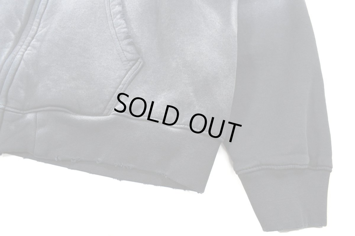 画像3: MOOJI MOOJI US Oversize Zip Up Hoodie Aged Black (3)